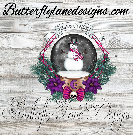 Seasons Creepings-Spooky:: Clear Cast Decal