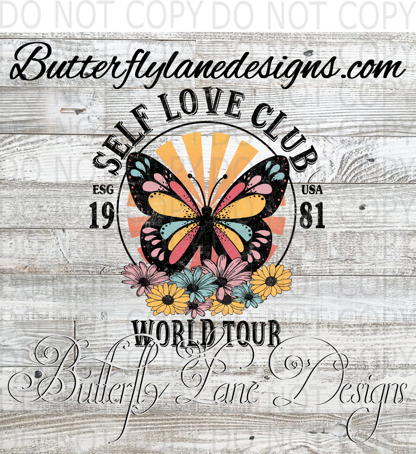 Self love club-world tour :: Clear Decal :: VC Decal