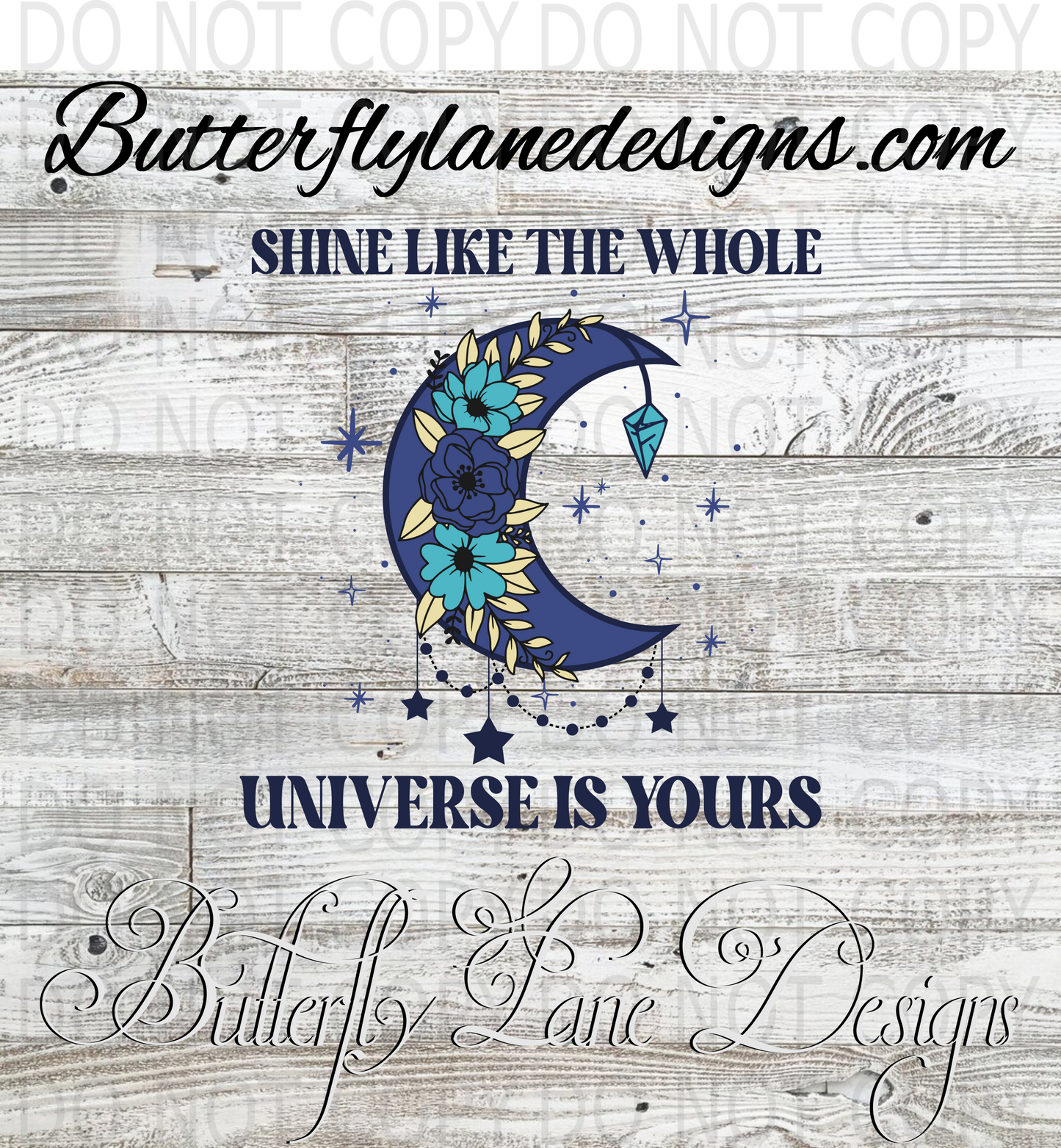 Shine like the whole universe is yours- : Clear Decal :: VC Decal