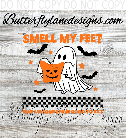 Smell my feet-give me something good to eat :: Clear Decal :: VC Decal