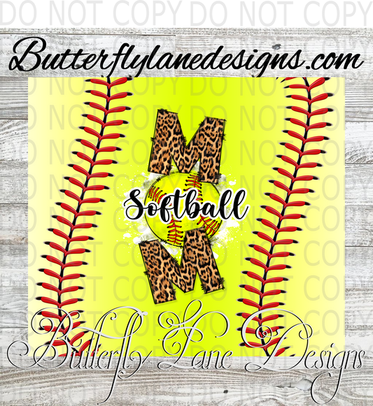 Softball mom :: Tumbler wrap