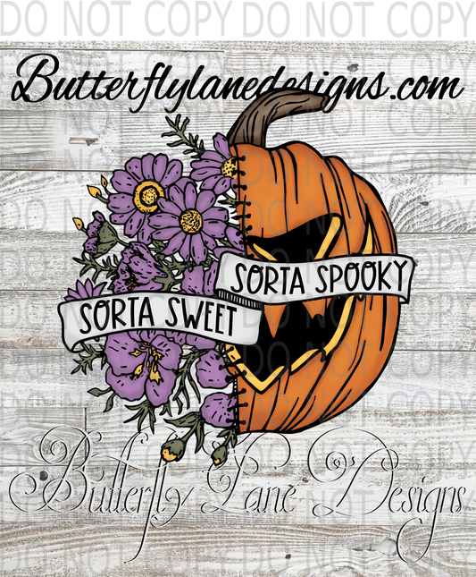 Sorta Sweet-Sorta Spooky :: Clear Decal :: VC Decal