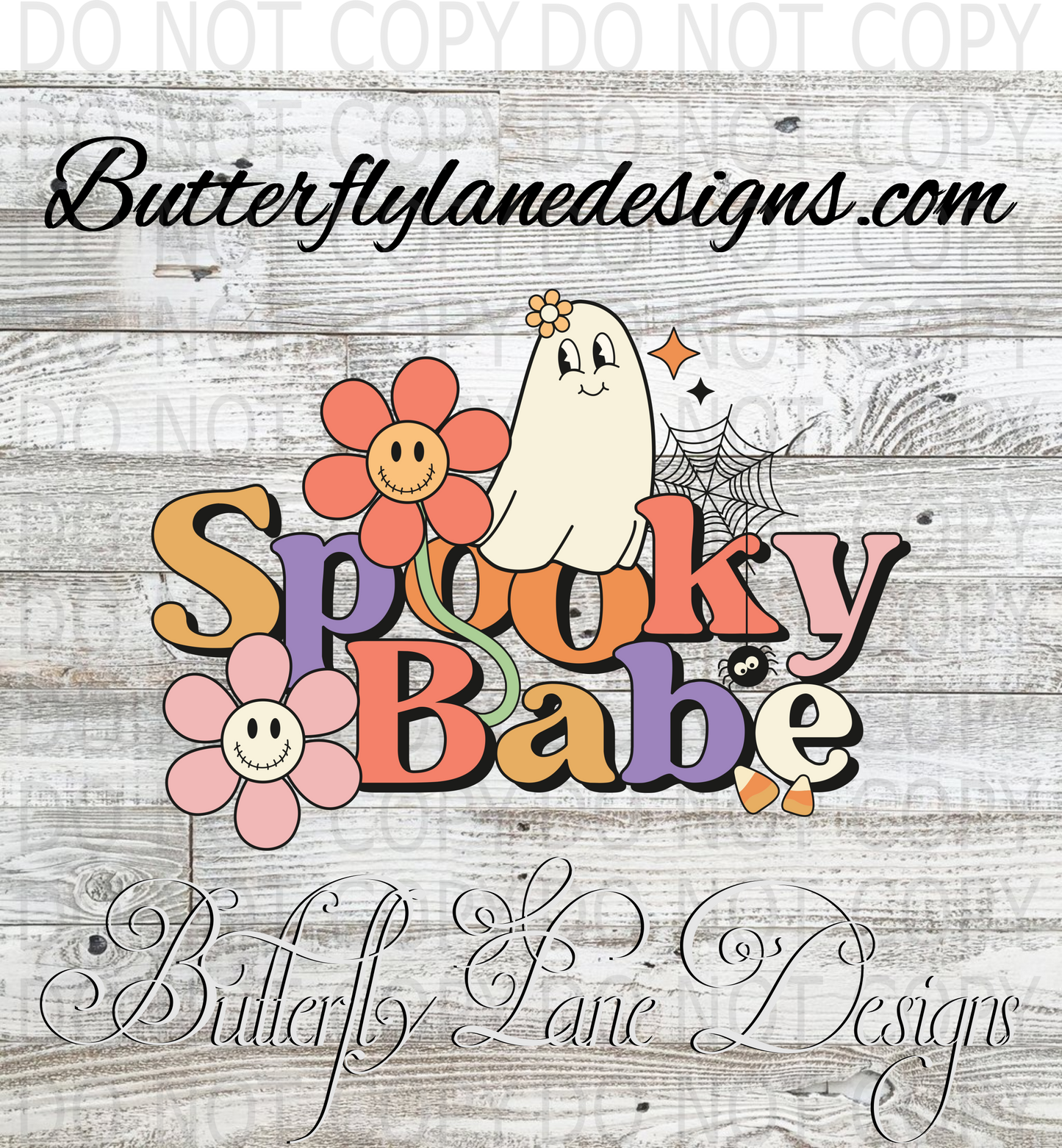 Spooky Babe :: Clear Decal :: VC Decal