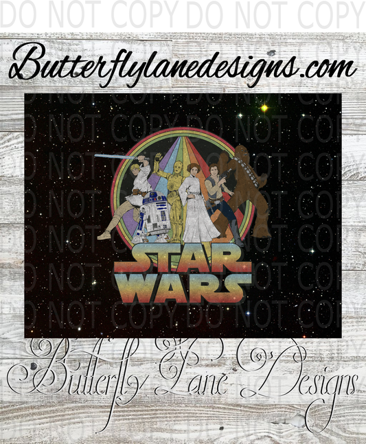 Star wars Vintage:: Tumbler wrap