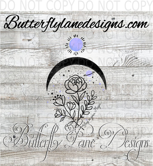 Stay in your magic-purple :: Clear Decal :: VC Decal