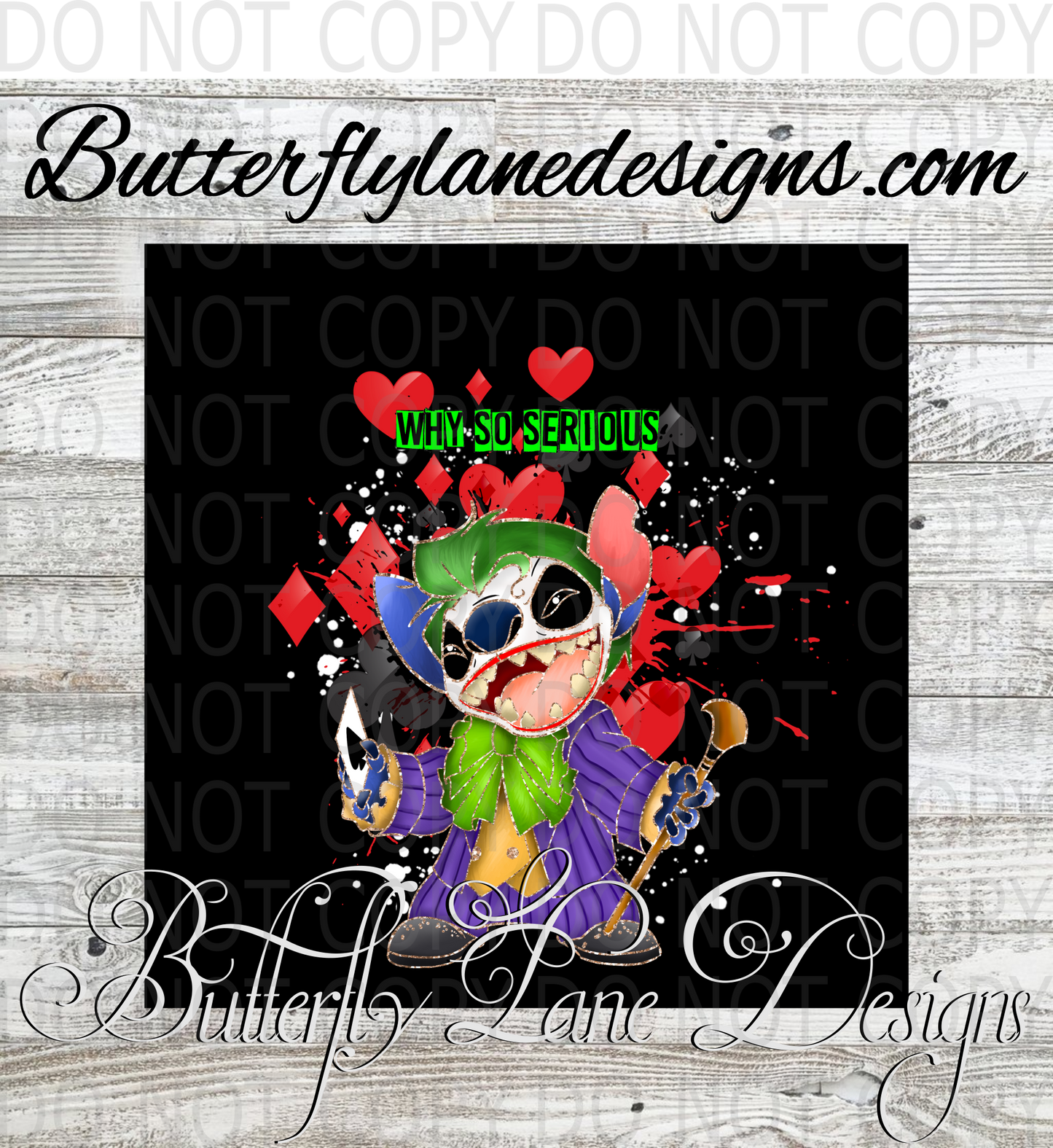 Stitch- Joker  :: Tumbler wrap