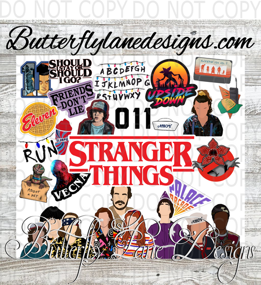 Stranger things :: Tumbler wrap
