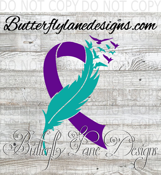 Suicide Awareness 03 :: Clear Decal :: VC Decal