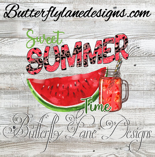 Sweet summer-watermelon-02  :: Clear Decal :: VC Decal