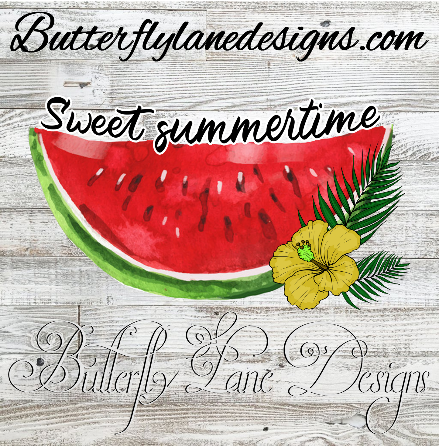 Sweet summer-watermelon :: Clear Decal :: VC Decal