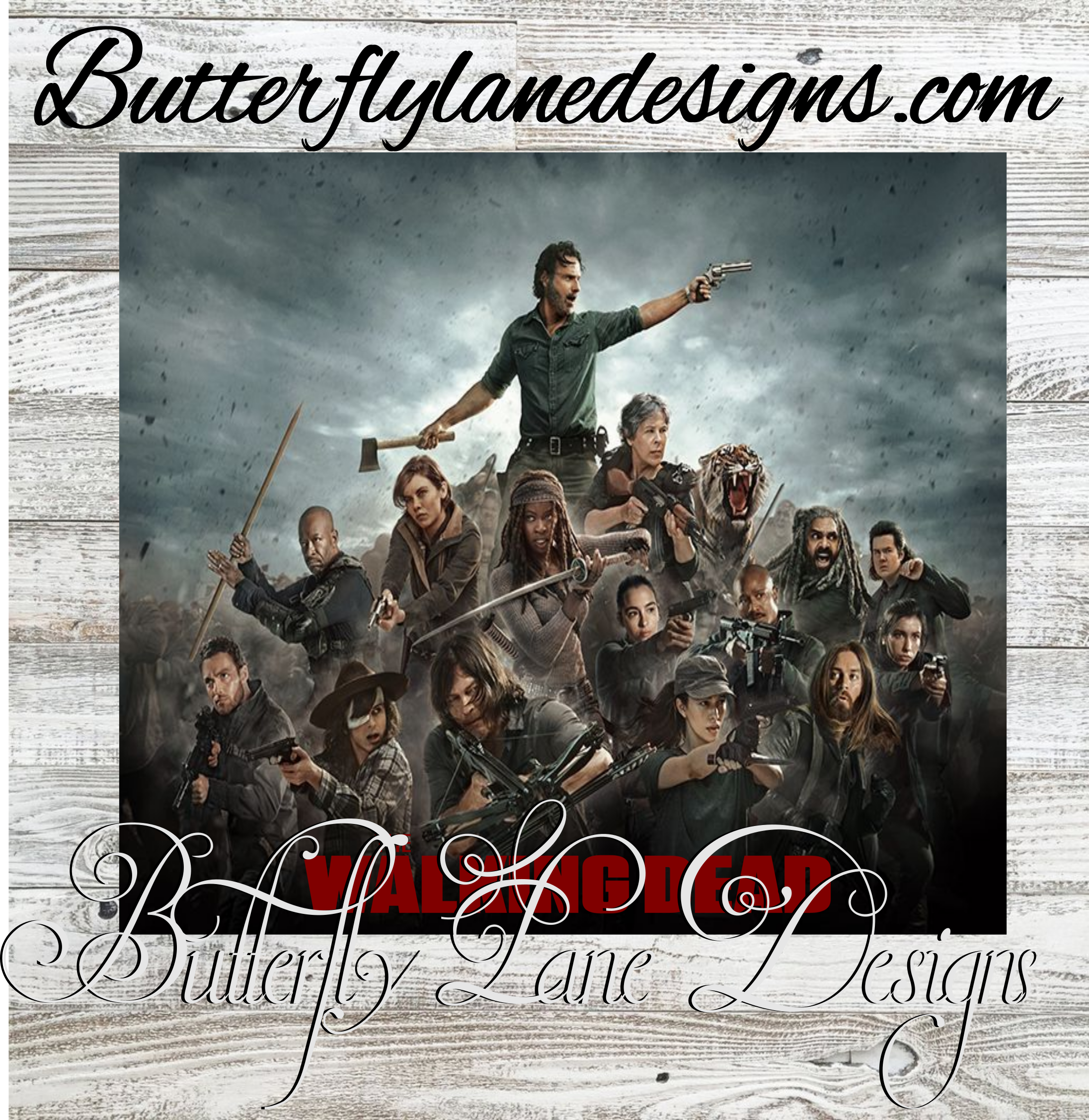 Shape Twd The walking dead- TWD 01 :: Tumbler wrap – Butterfly Lane Designs