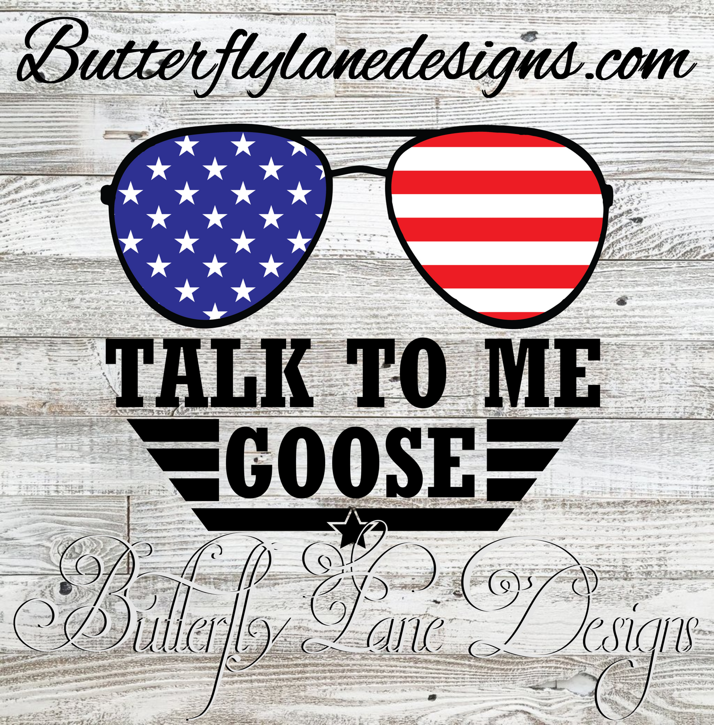 Talk to me goose-USA :: Clear Decal :: VC Decal