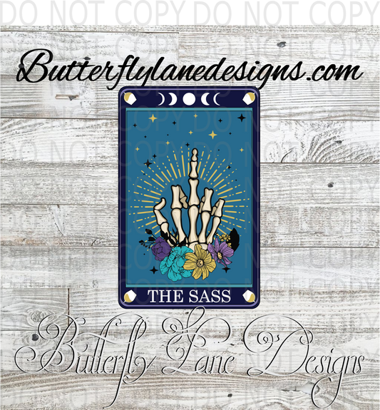 Tarot-The Sass :: Clear Decal :: VC Decal