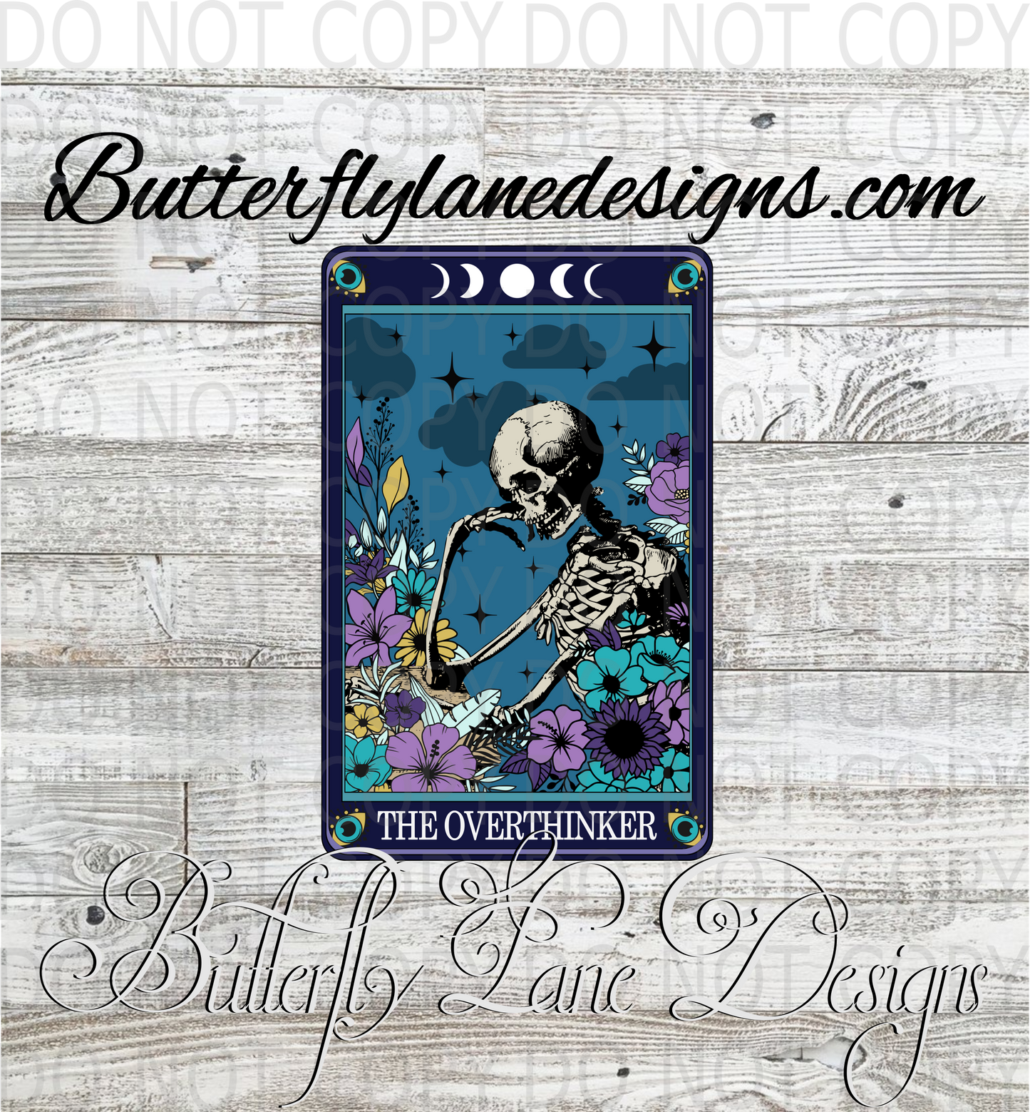 Tarot-The overthinker :: Clear Decal :: VC Decal