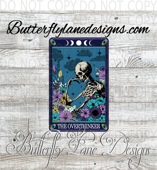 Tarot-The overthinker :: Clear Decal :: VC Decal