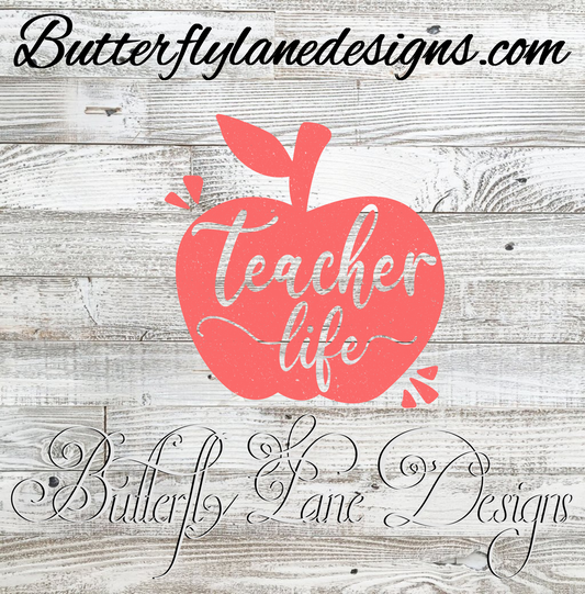 Teacher Life :: Clear Cast Decal