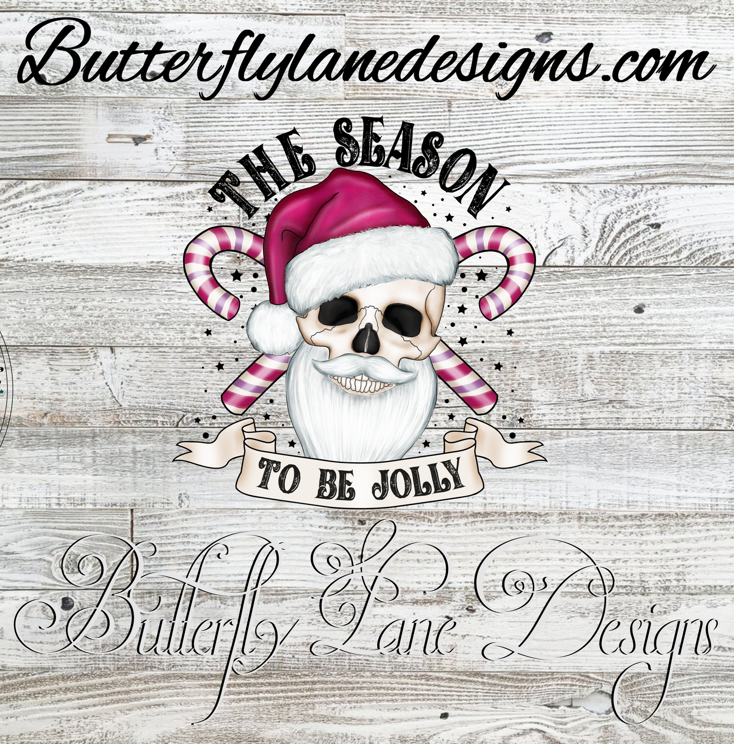 The season to be Jolly-Spooky :: Clear Cast Decal