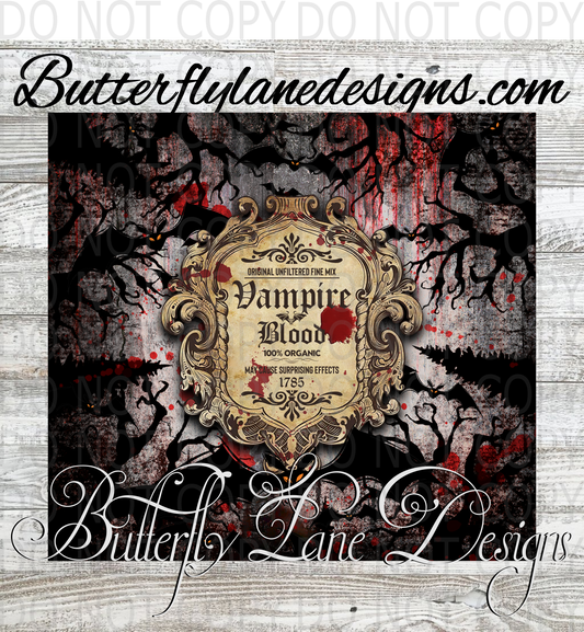 Vampire Blood:: Tumbler wrap