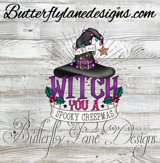 We witch you a spooky creepmas-spooky- :: Clear Decal :: VC Decal