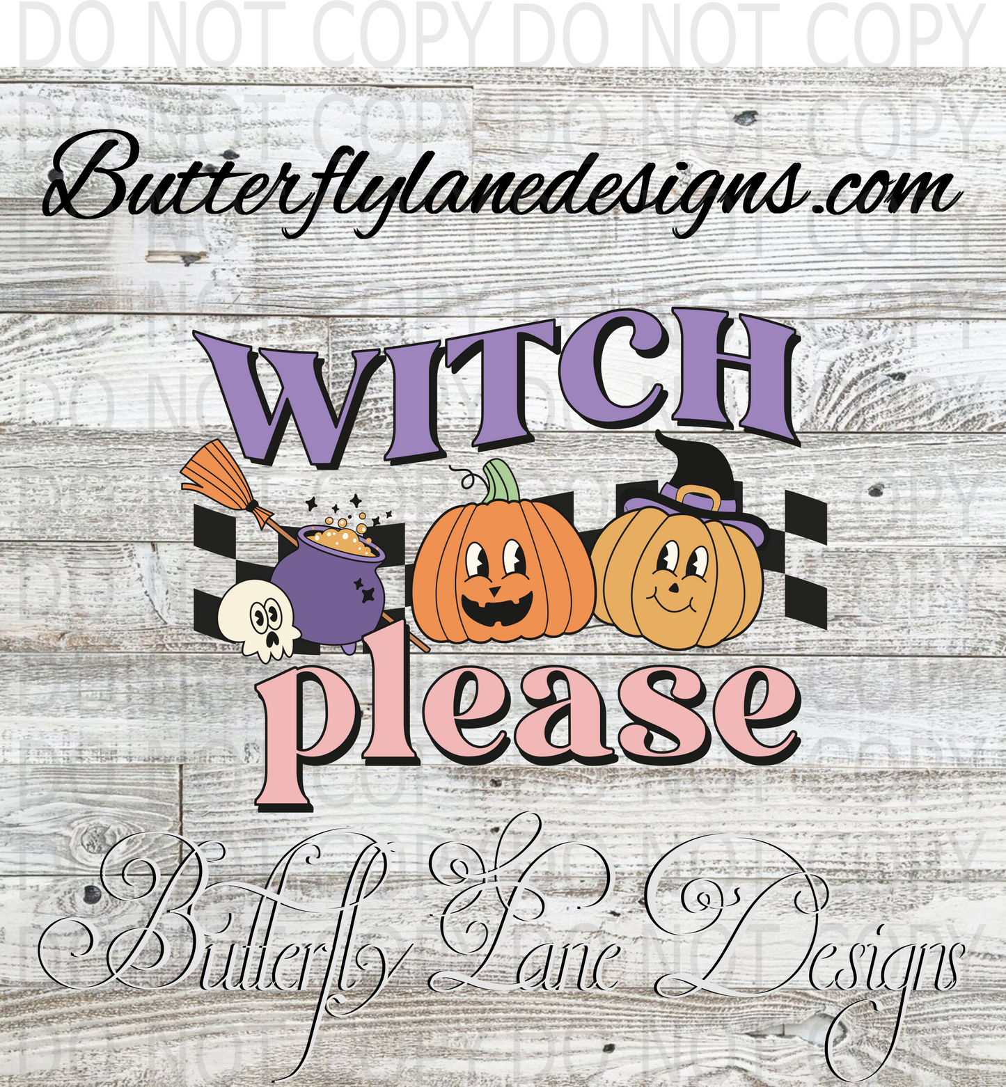 Witch Please-02 :: Clear Decal :: VC Decal