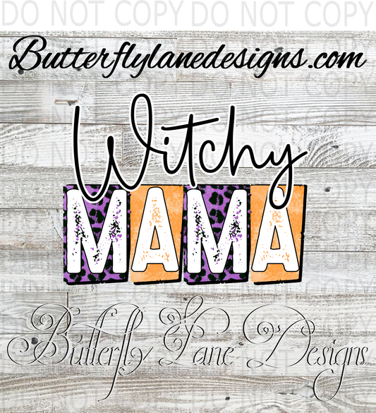 Witchy mama 01 :: Clear Decal :: VC Decal