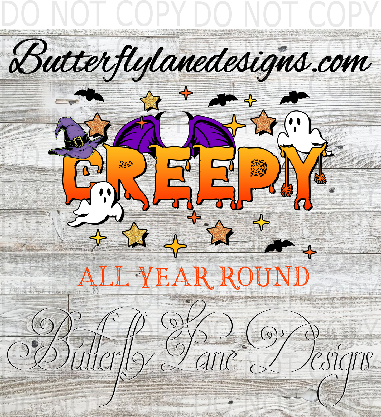 Creepy all year round :: Clear Decal :: VC Decal