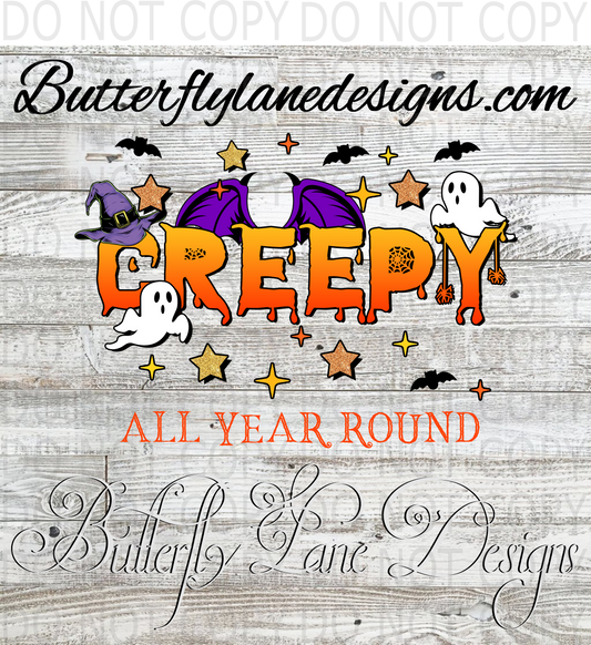 Creepy all year round :: Clear Decal :: VC Decal