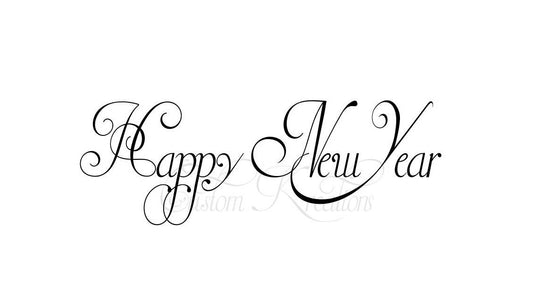 Happy New Year ;  SVG FILE ONLY