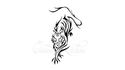 Fire Tiger  ;  SVG FILE