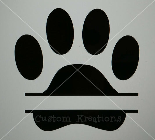 Split Paw  SVG File