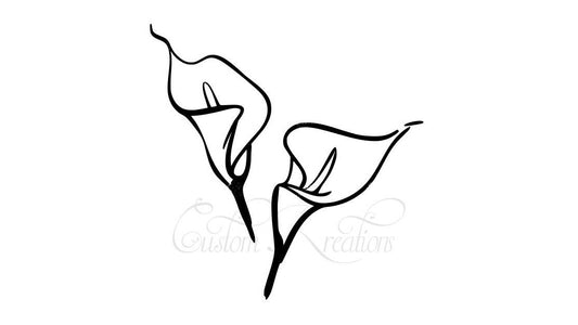 Peace _Calla Lily  ;  SVG