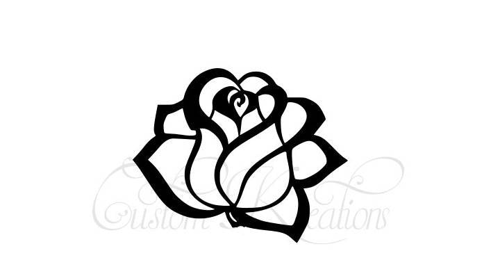 Rose Bloom ;  SVG FILE