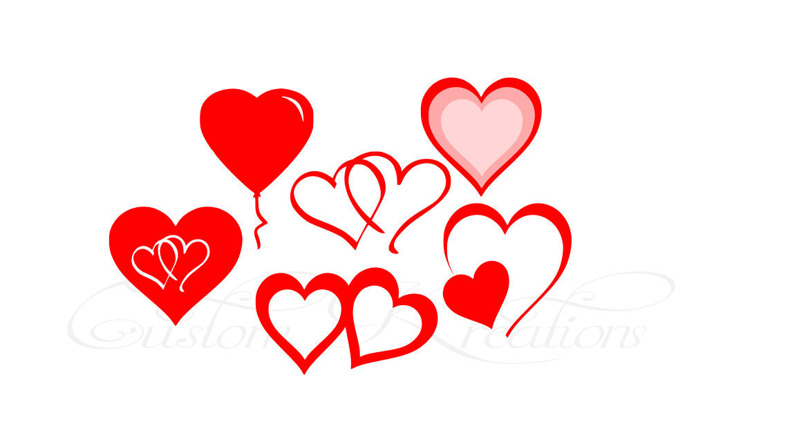 Heart Bundle  Valentines SVG File