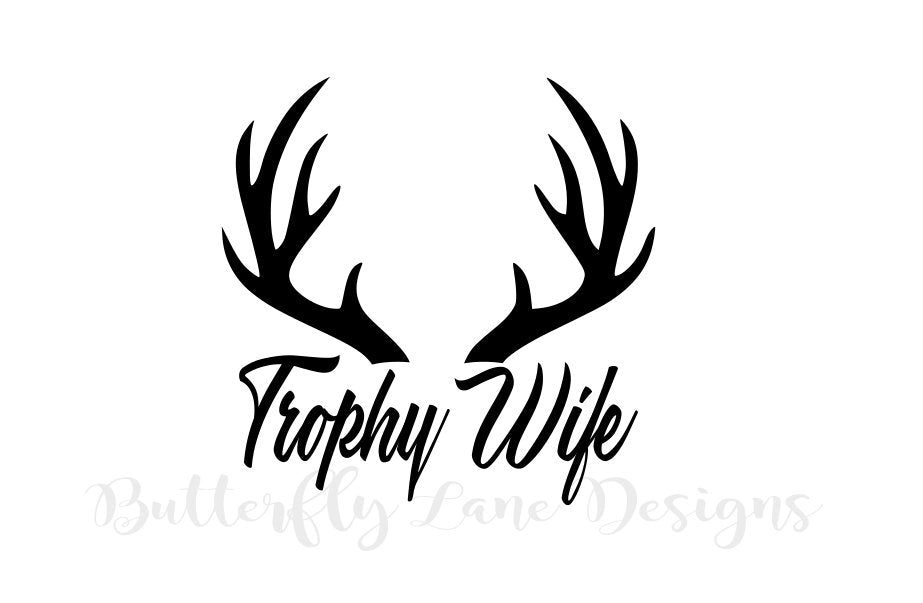 Trophy_Wife_Antlers  SVG File