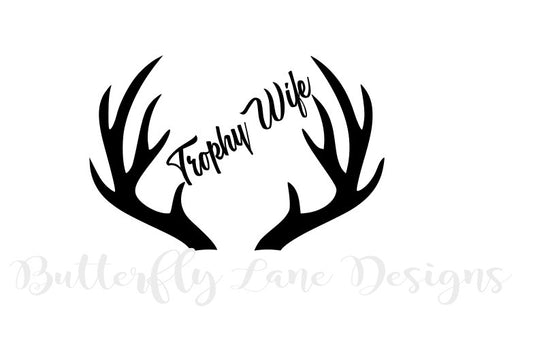 Trophy_Wife_Antler wrap  SVG File