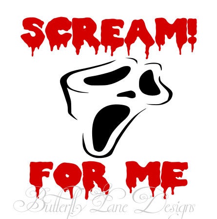 Scream for me    SVG File
