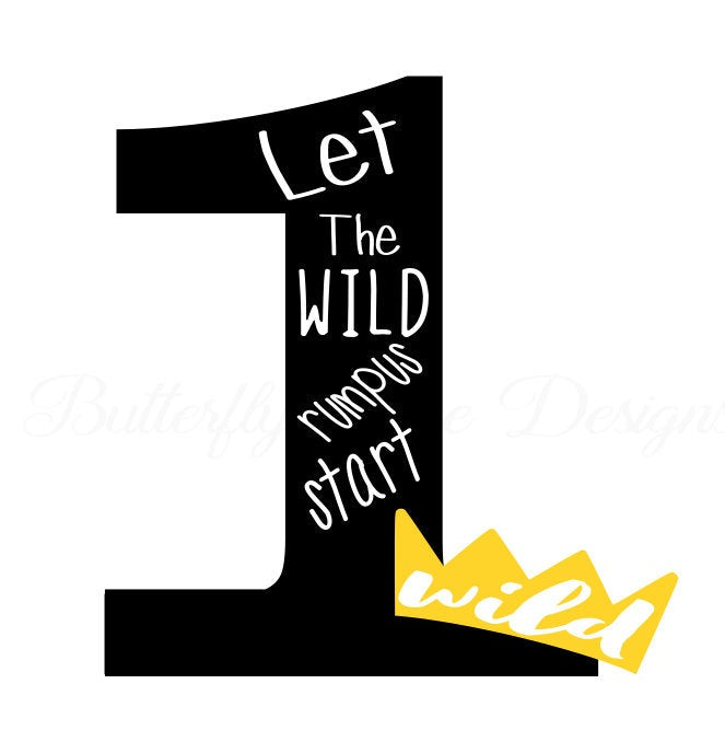 Wild One_ First Birthday  SVG File