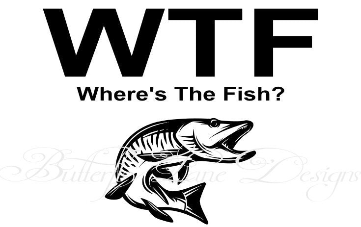 WTF  Where's the fish?  SVG