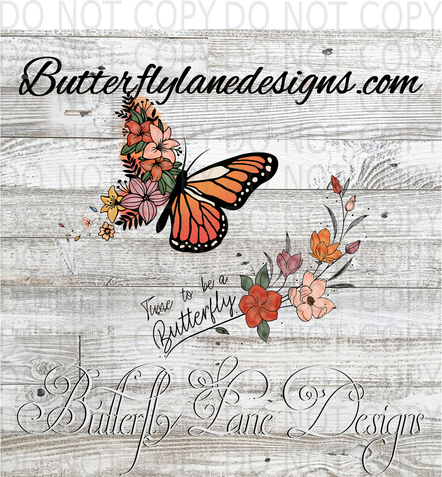 Time to be a butterfly :: Clear Decal :: VC Decal