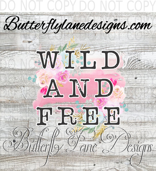 Wild and Free 02 pastels :: Clear Decal :: VC Decal