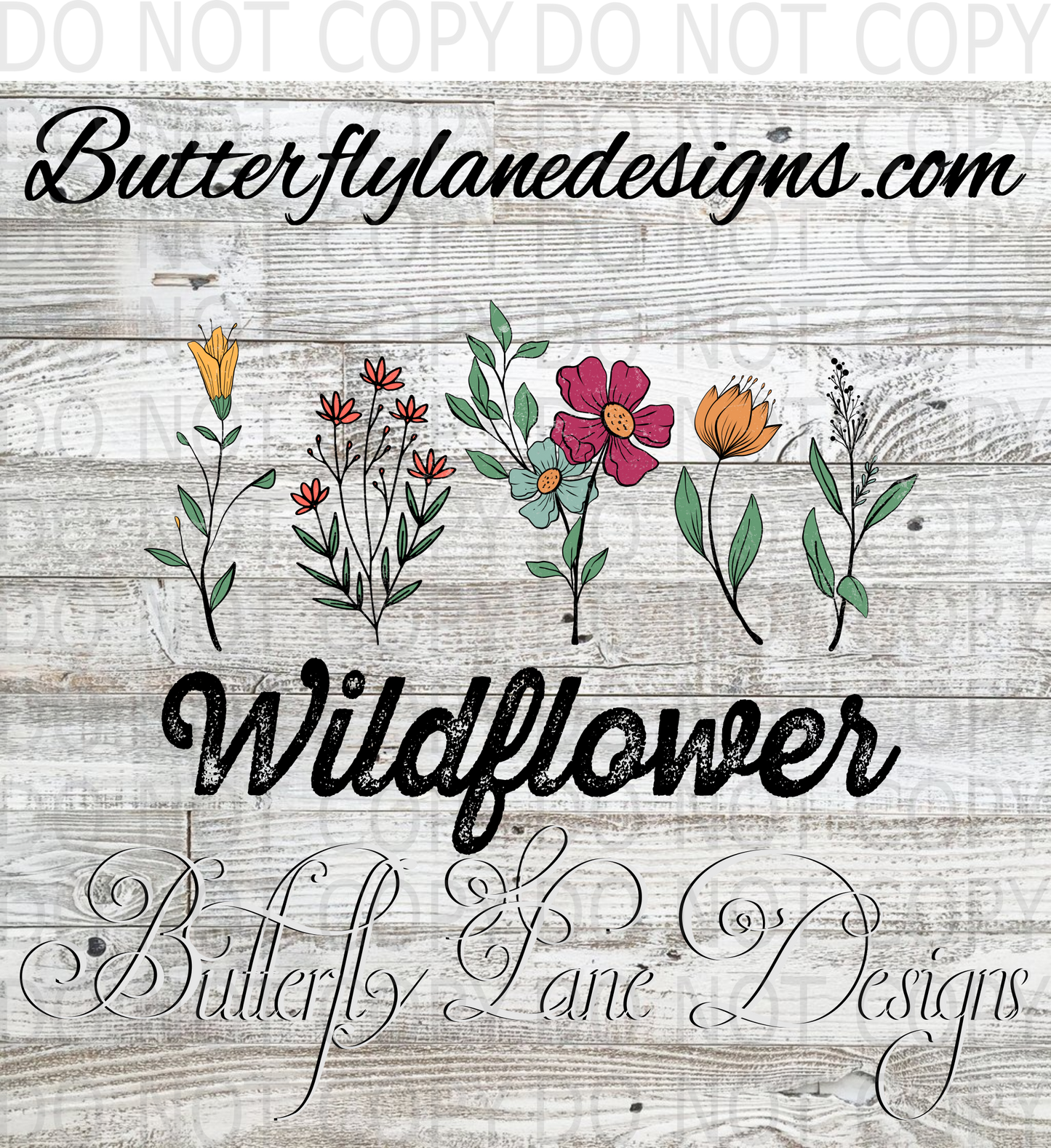 Wild Flower :: Clear Decal :: VC Decal