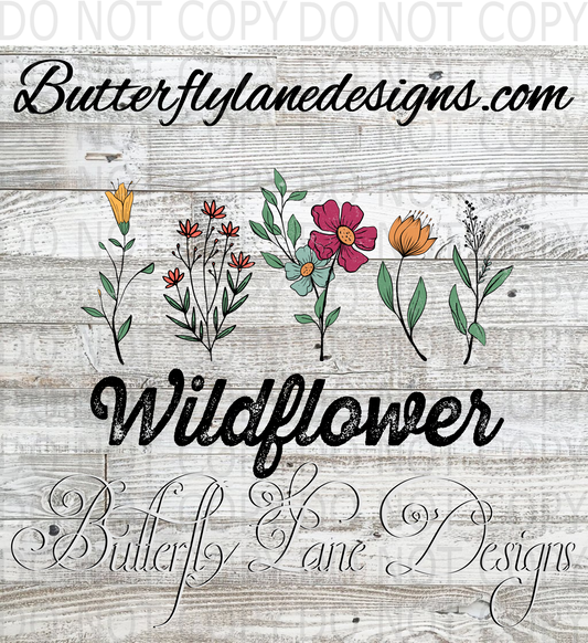 Wild Flower :: Clear Decal :: VC Decal